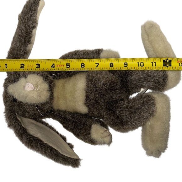 Vtg Boyds Collection Plush Rabbit 1987 #1364 13” Brown Cream Stuffed Toy - Picture 10 of 10
